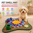 Snuffle Mat for Dogs – Pet Smell Mat | Interactive Dog Puzzle Toy | Food Hiding Training Blanket | Reduce Stress & Boredom