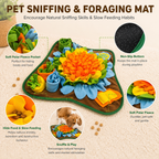 Snuffle Mat for Dogs – Pet Smell Mat | Interactive Dog Puzzle Toy | Food Hiding Training Blanket | Reduce Stress & Boredom