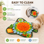 Snuffle Mat for Dogs – Pet Smell Mat | Interactive Dog Puzzle Toy | Food Hiding Training Blanket | Reduce Stress & Boredom